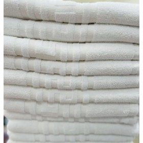 Toalla lavabo blanca 50x100 450gr ALMOTEX