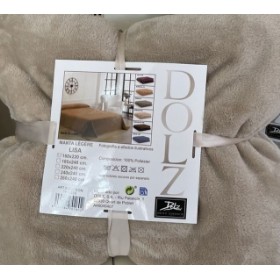 Manta sofa vison 160x220cm DOLZ