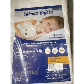 Sabana bajera poliuretano 90cm ALMOTEX