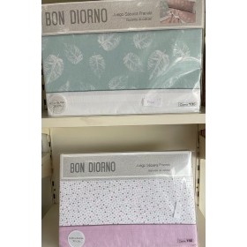 Juego de Sabanas franela 150cm BON DIORNO