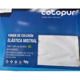 Funda de colchon elastica 90cm  COTOPUR
